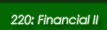 220: Financial Accounting II